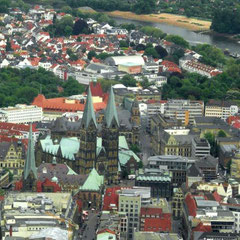 Bremen von oben - St.-Petri-Dom